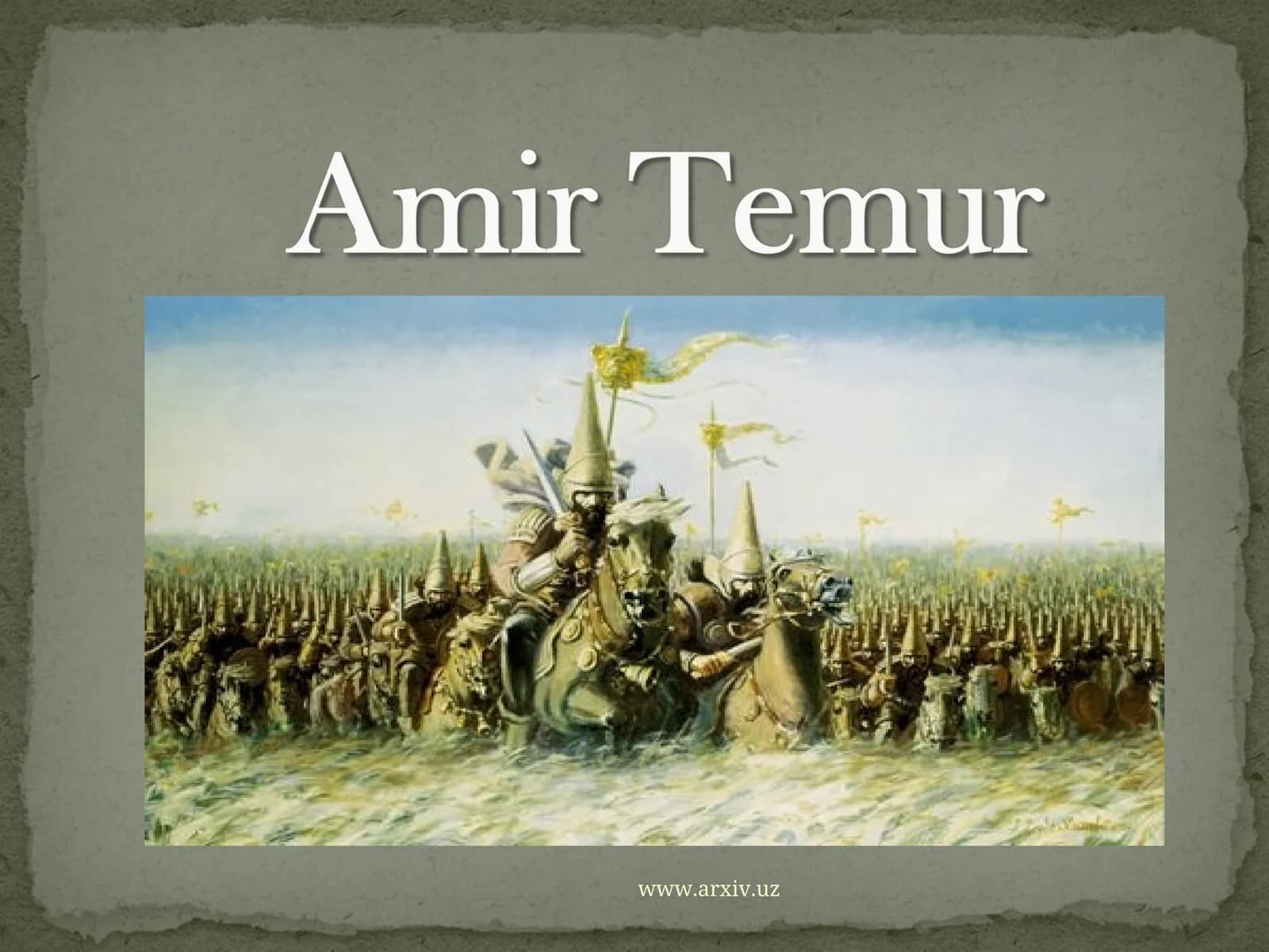 Amir Temurning ilk harbiy faoliyati