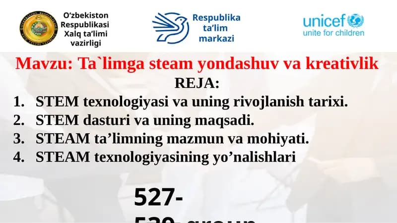 Ta`lim gasteami: onlayn kurs