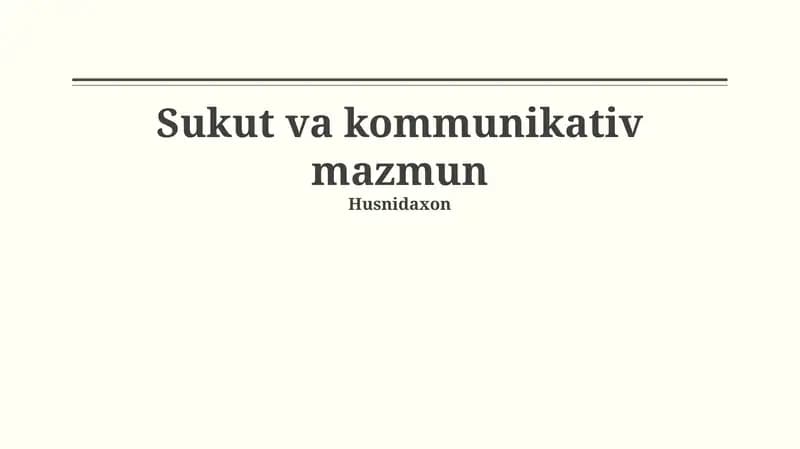 Muloqot uslublari va madaniy farqlar