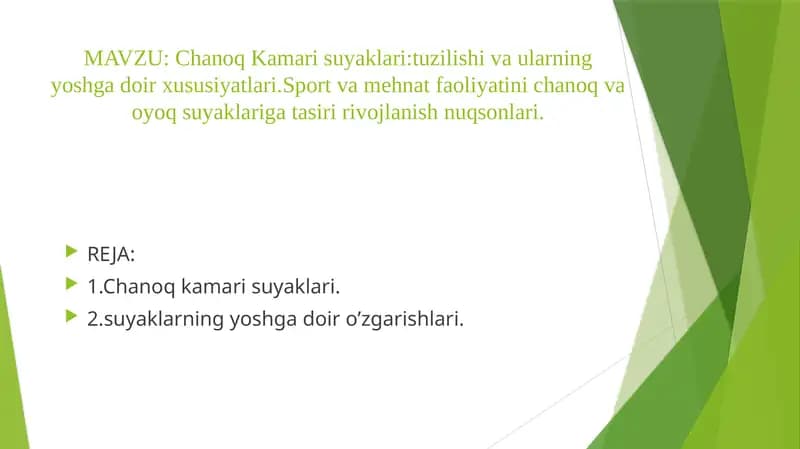 Chanoq Kamarisuyaklari