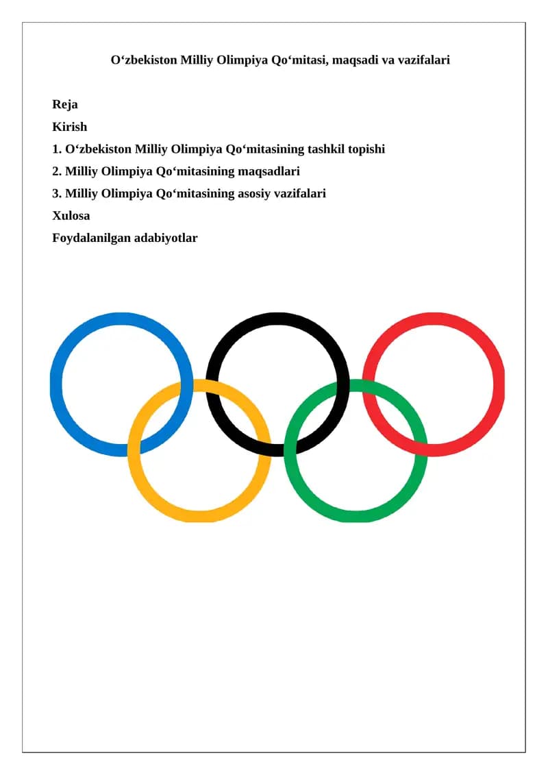 O‘zbekiston Milliy Olimpiya Qo‘mitasi