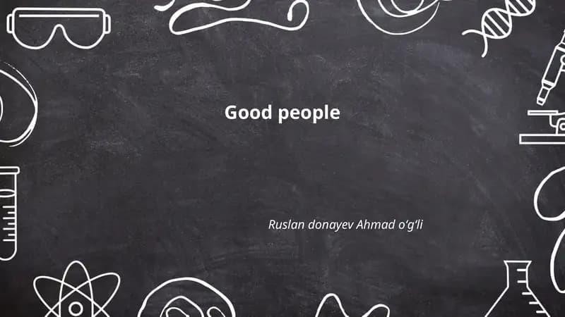 Good people