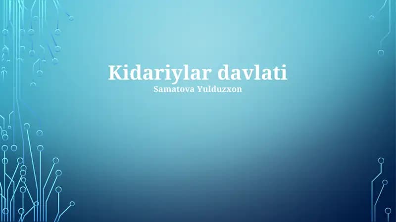 Kidaritiylar davlati