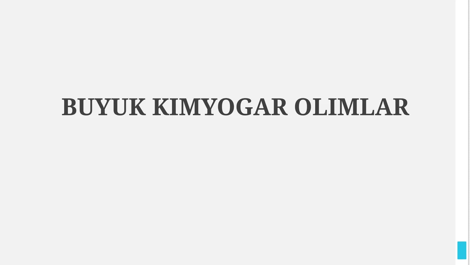 Buyuk Kimyogarolimlar