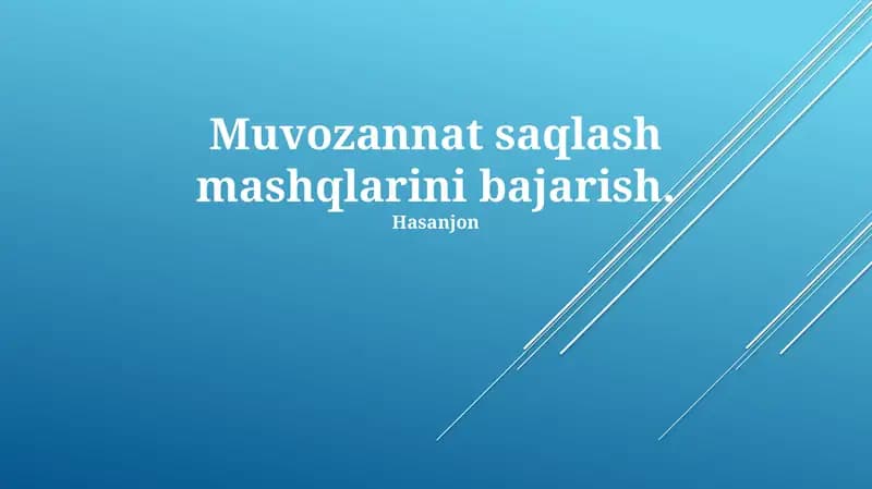 Xotira Texnikalari va Usullari