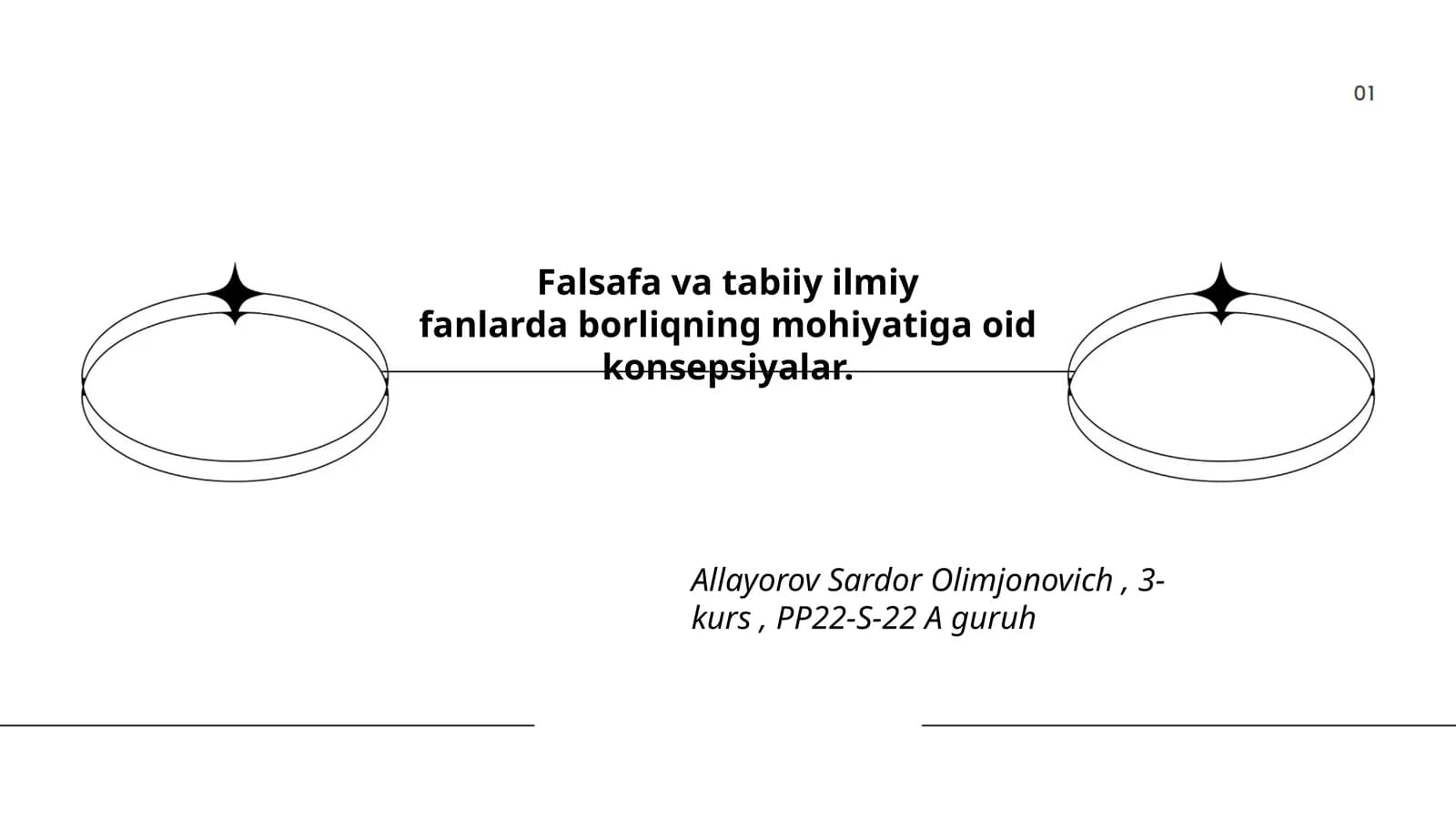 Falsafa va tabiiy ilmiy
