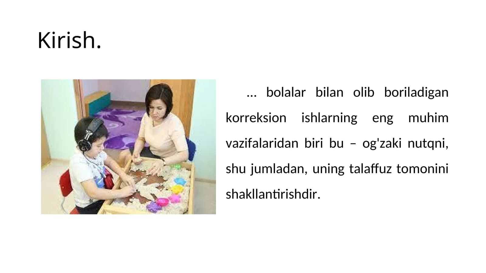 Og'zaki nutqni shakllantirish