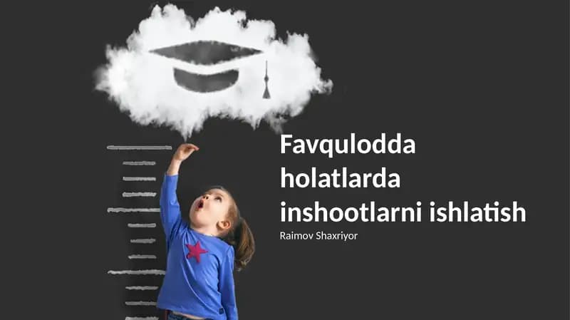 Zararni Baholash va Tiklash Ishlari