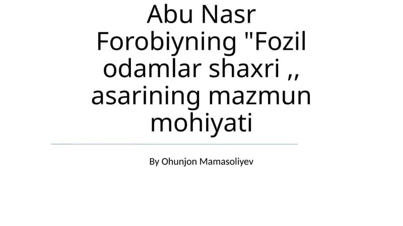 Fozil odamlar shahri