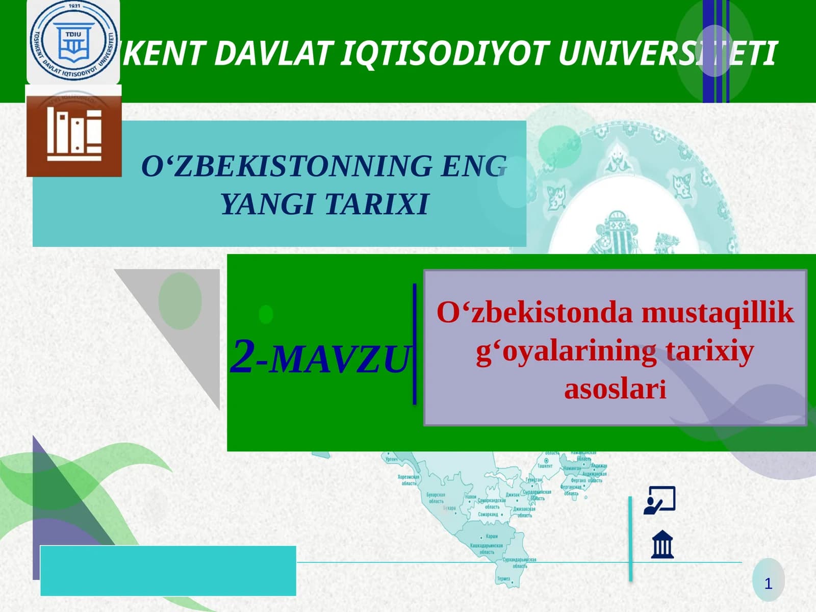 O‘zbekistonning eng yangi tarixi