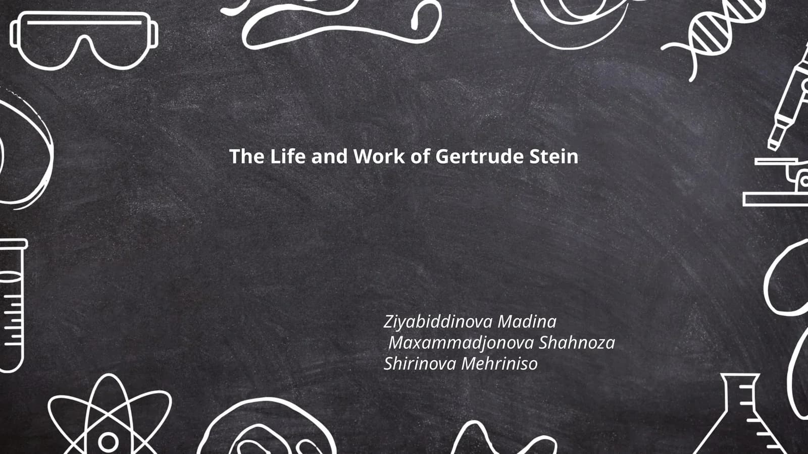 The Life and Work of Gertrude Stein