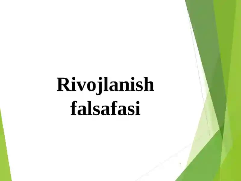 Rivojlanish falsafasi