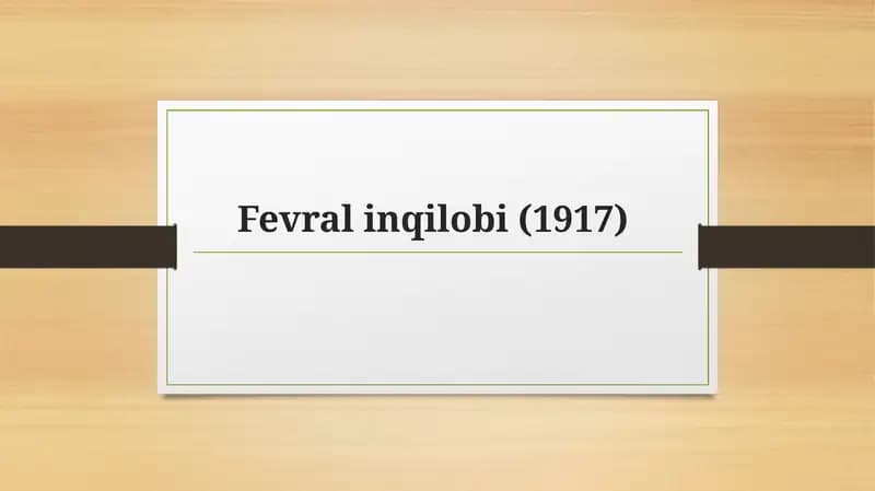 Fevral inqilobi(1917)