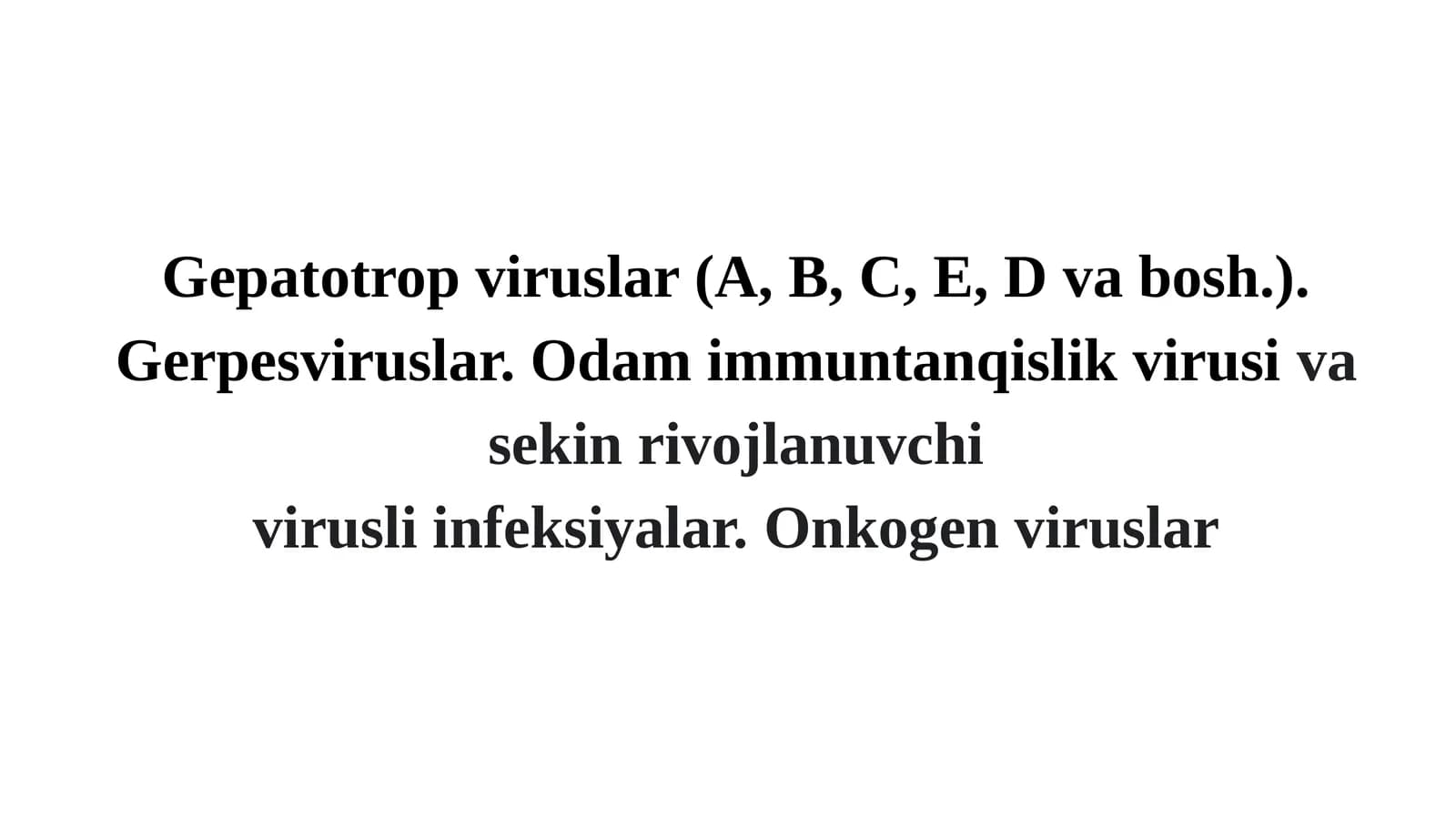 Гепатит вируслари