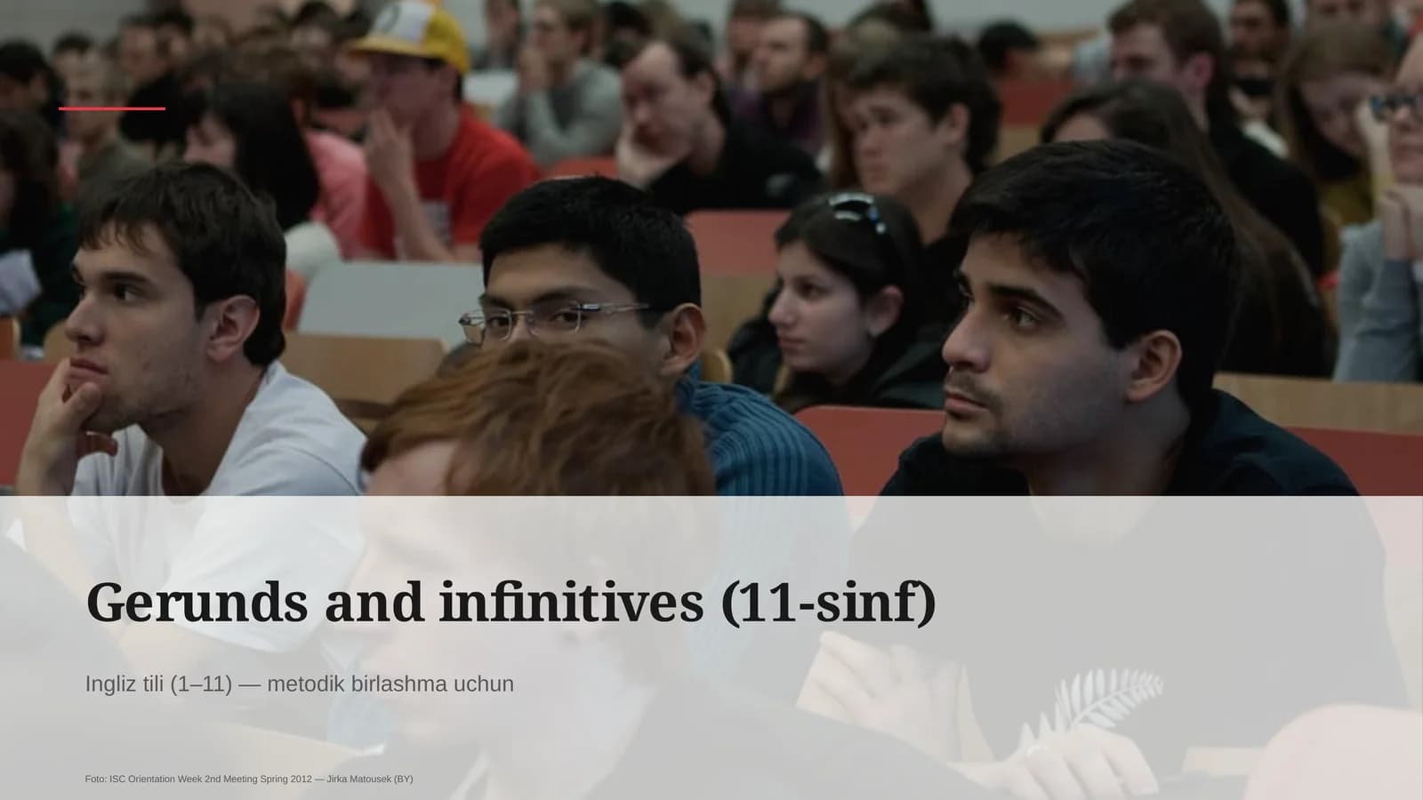 Gerunds and infinitives (11-sinf)