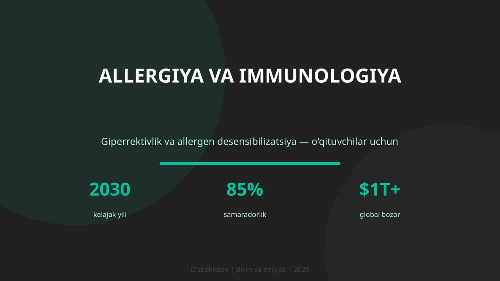 Allergiya va immunologiya