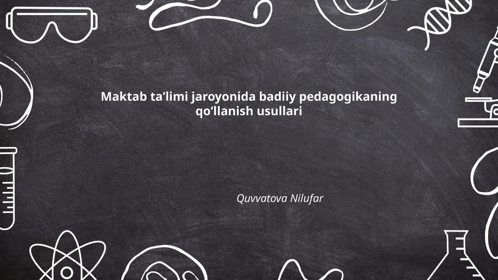 Badiiy pedagogikaning qoʻllanish usullari