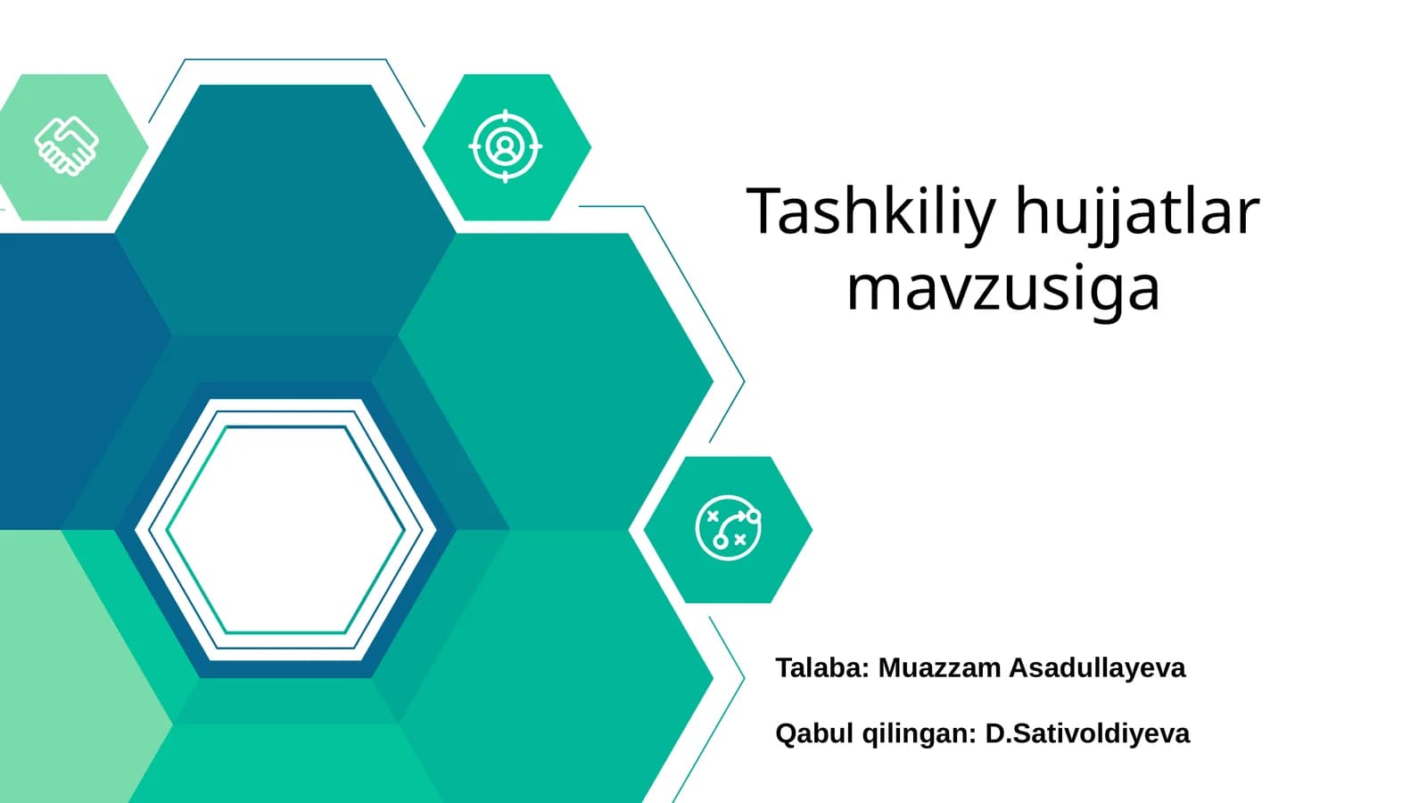Tashkiliy hujjatlar