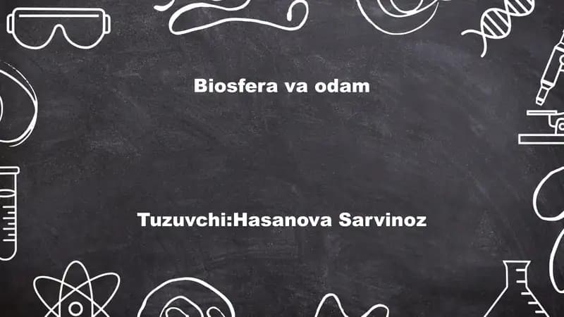 Biosfera va odam