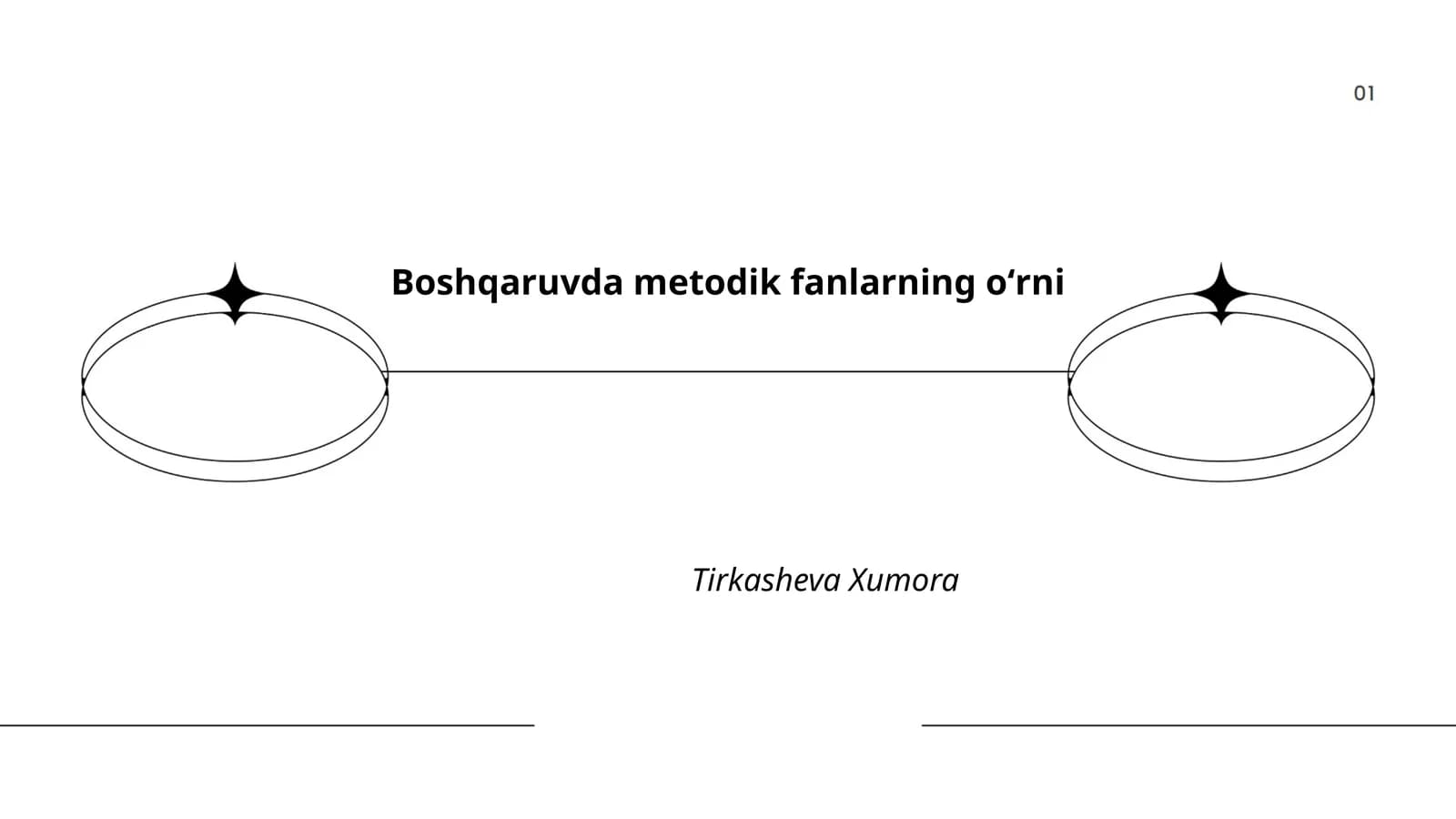 Boshqaruvda metodik fanlarning oʻrni