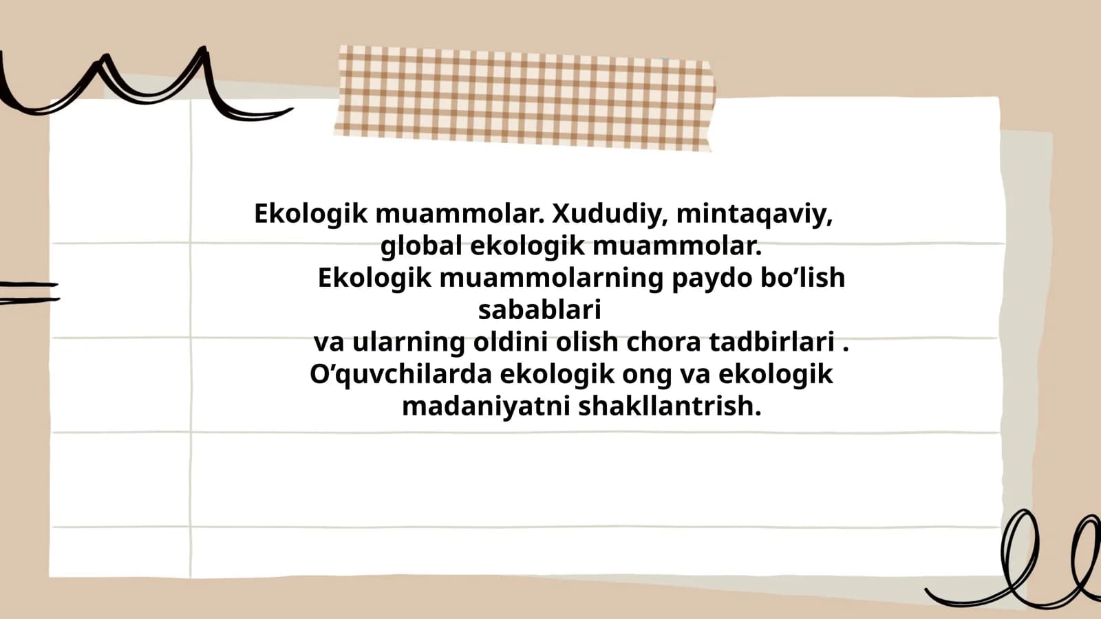 Ekologik muammolar