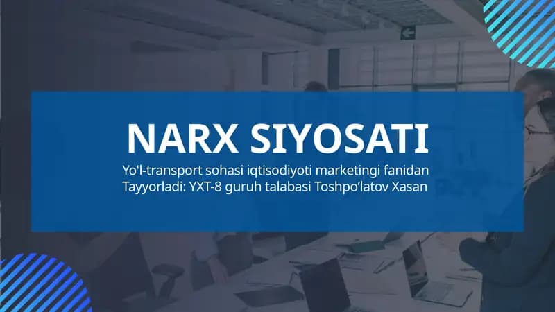 Narx siyosati