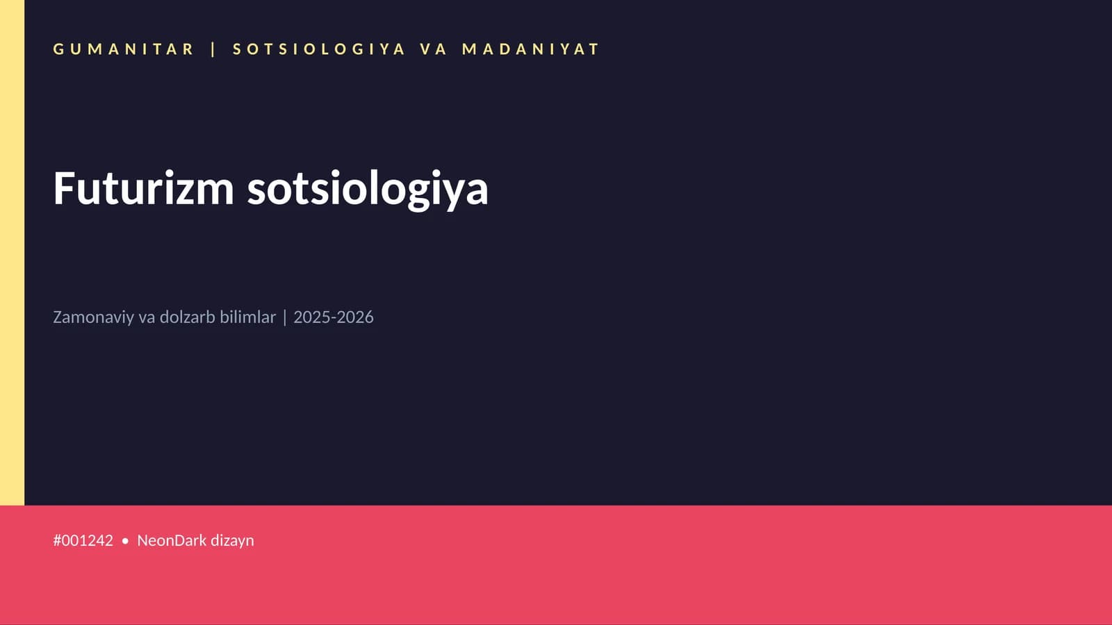 Futurizm sotsiologiya
