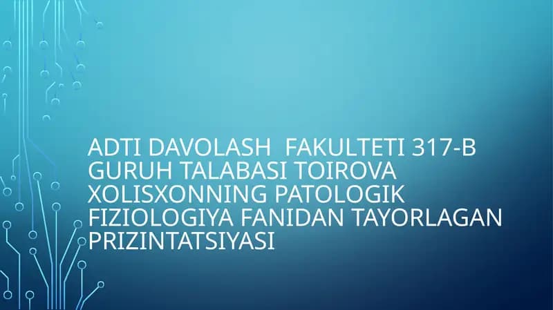 HUJAYRA SHIKASTLANISHI