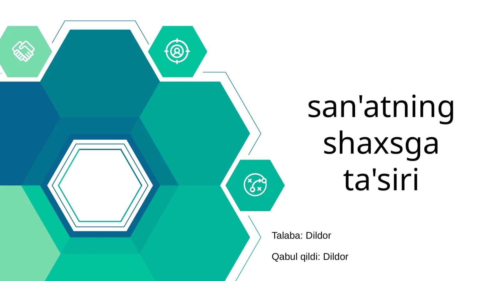 San'atning shaxsga ta'siri