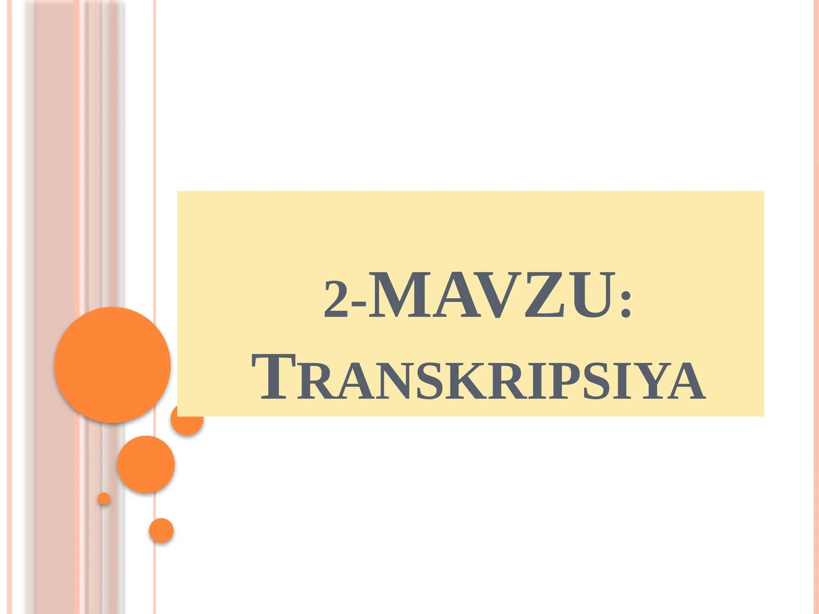 Transkripsiya