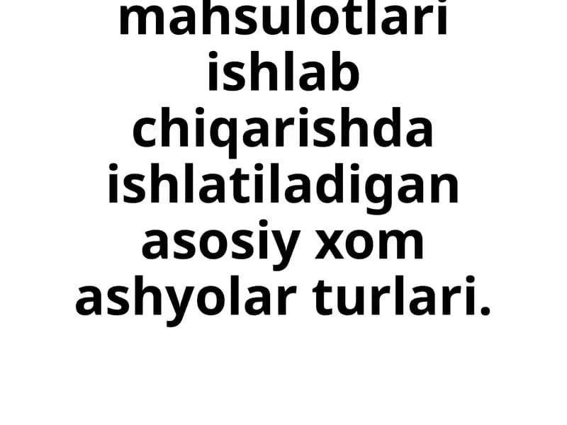Qandolat Mahsulotlari