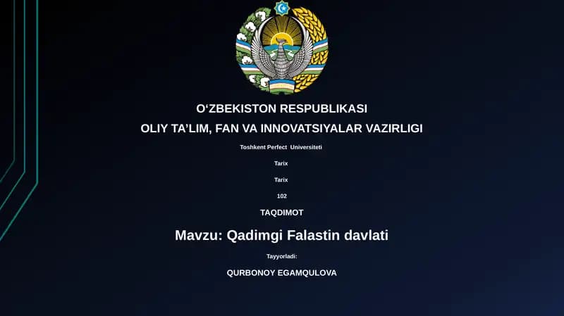 Qadimgi Falastin davlati