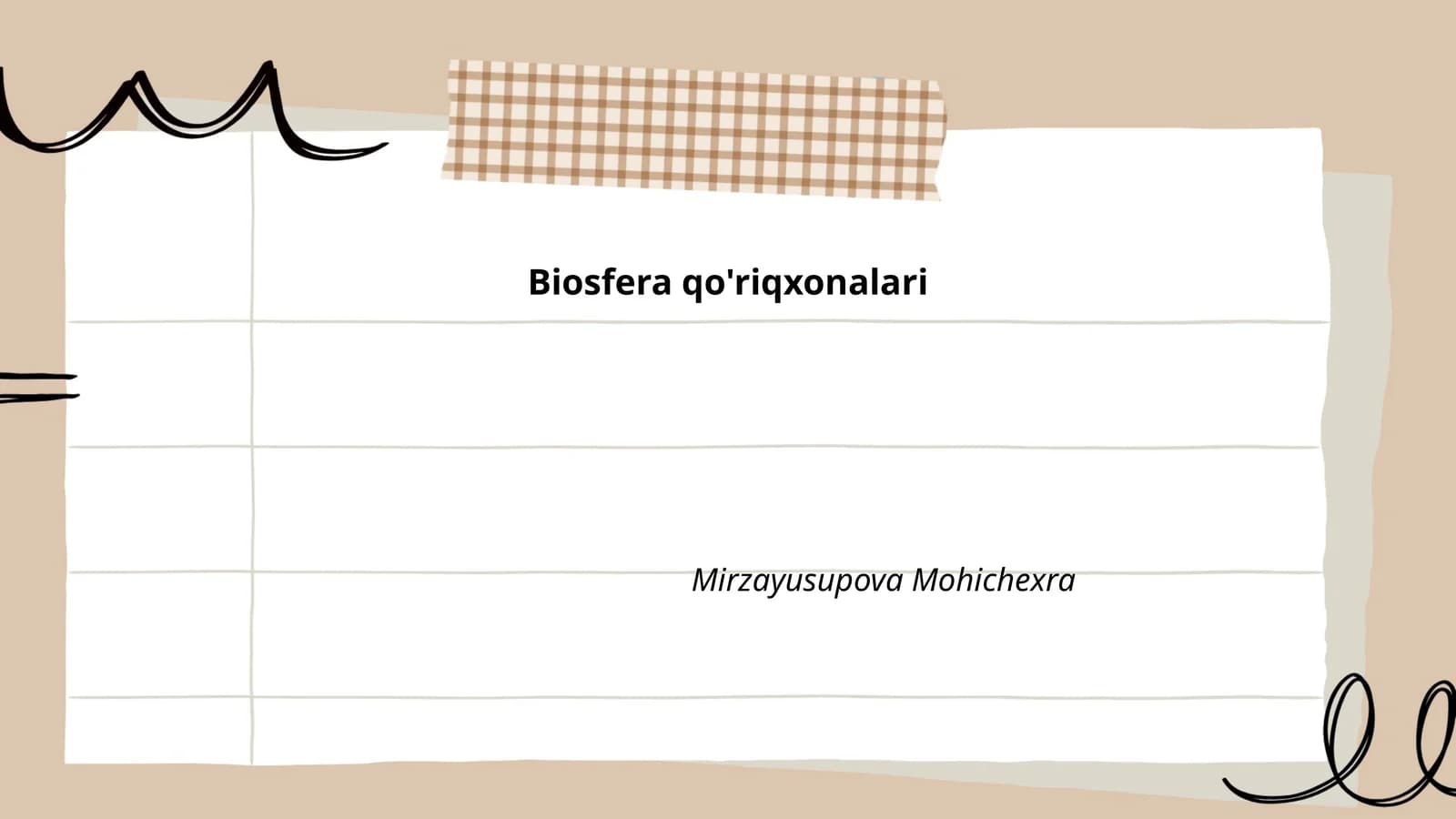 Biosfera qo'riqxonalari