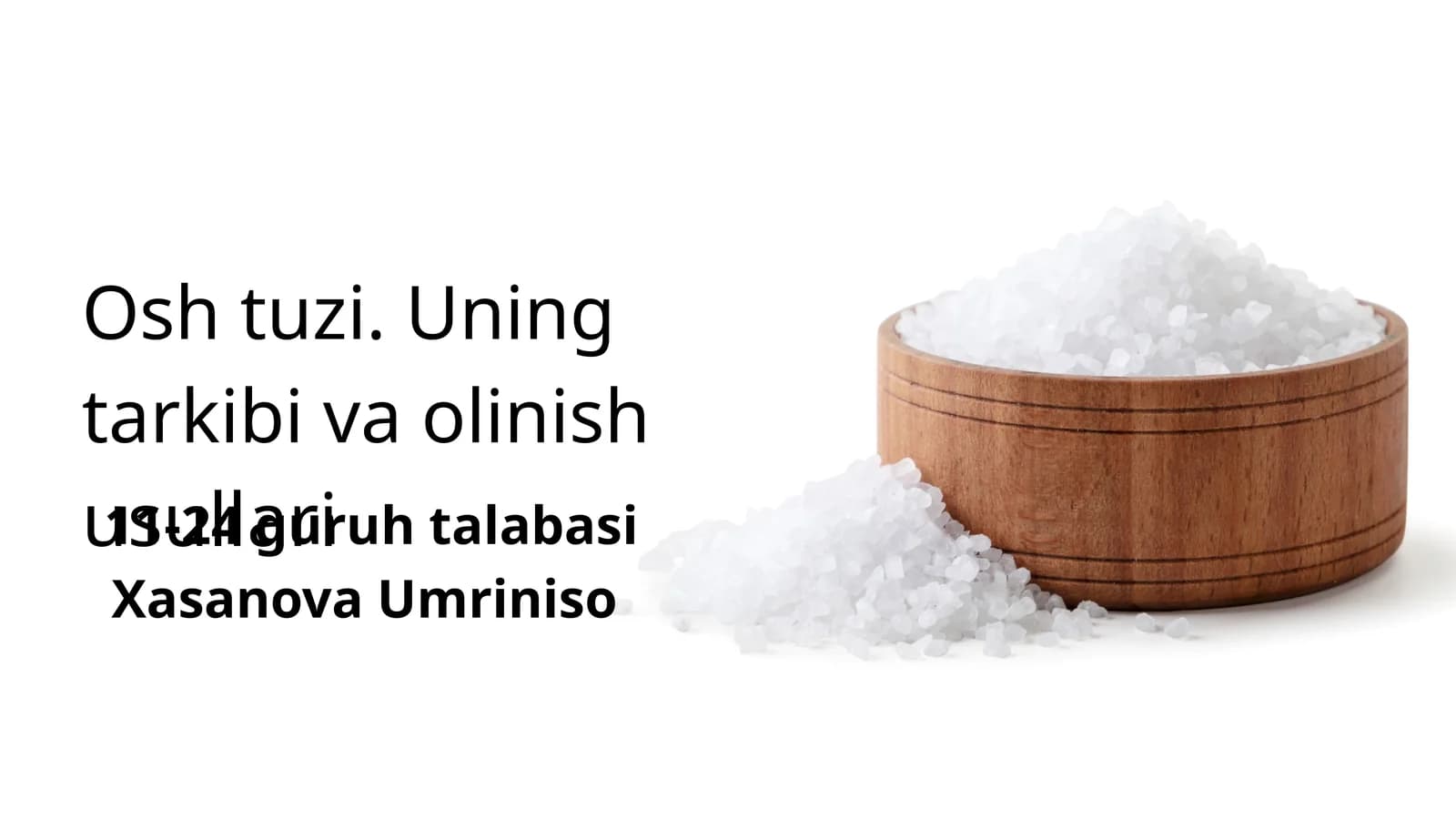 Osh Tuzi: Tarkibi va Olinish Usullari