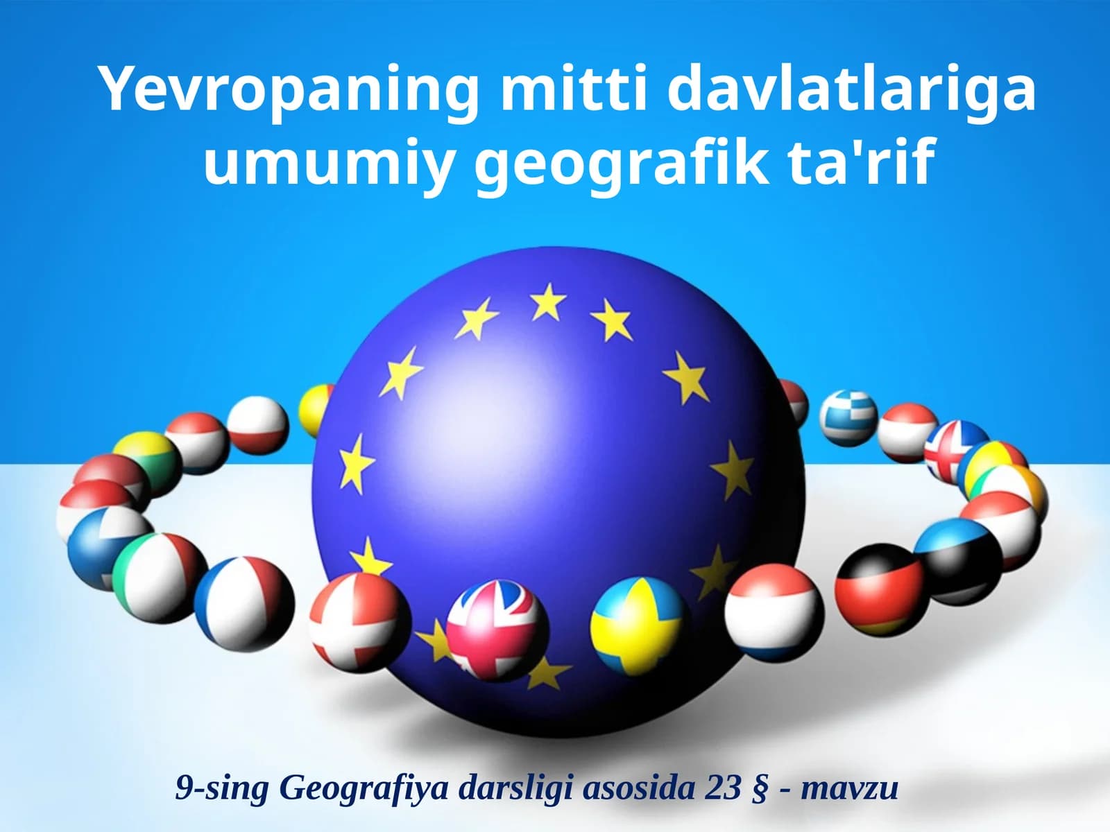 Yevropaning mitti davlatlariga umumiy geografik ta'rif