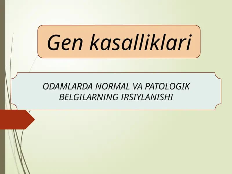 Genkasalliklari