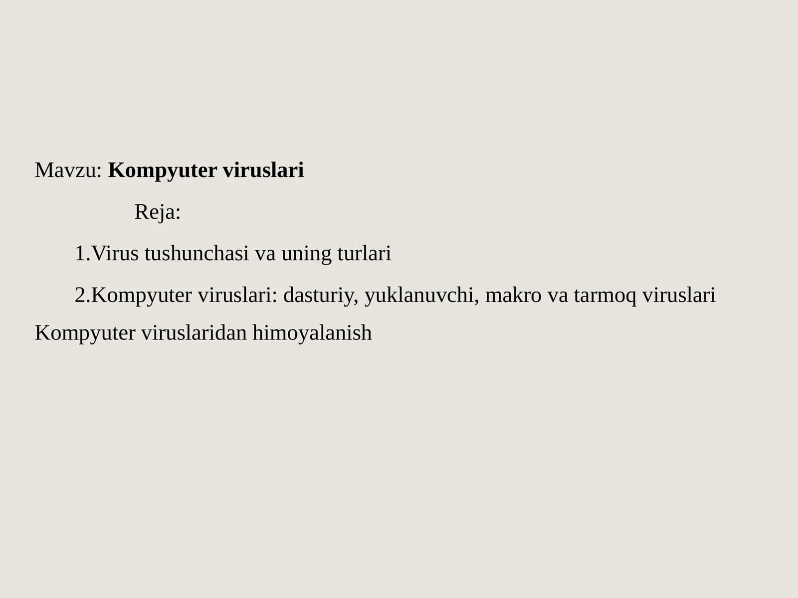Kompyuter  viruslari