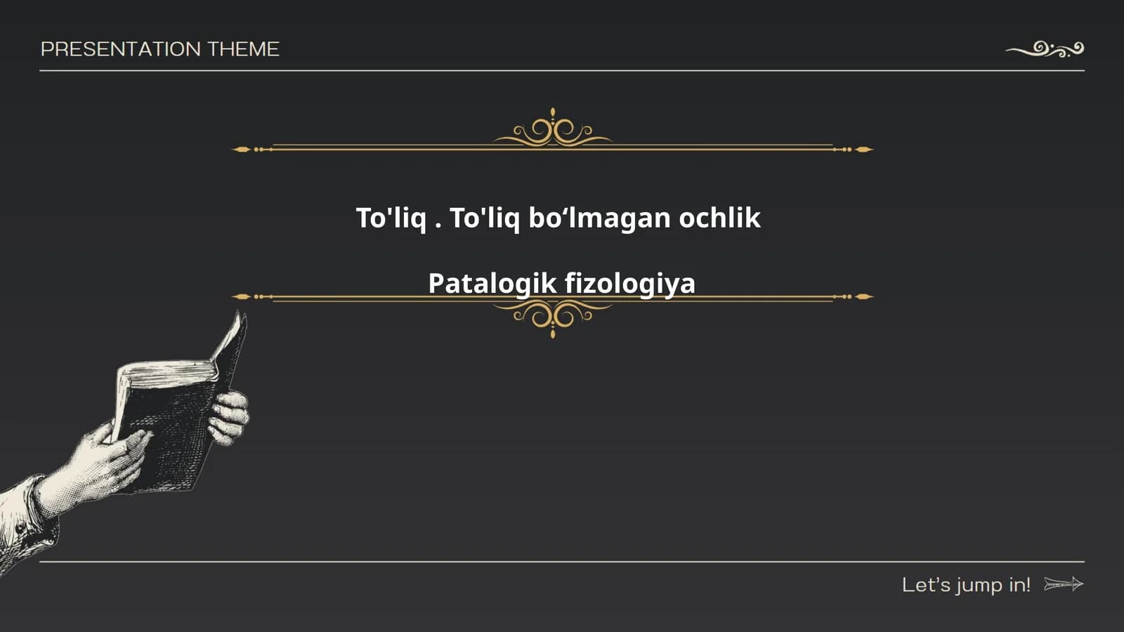 Ochlikning patofiziologik asoslari