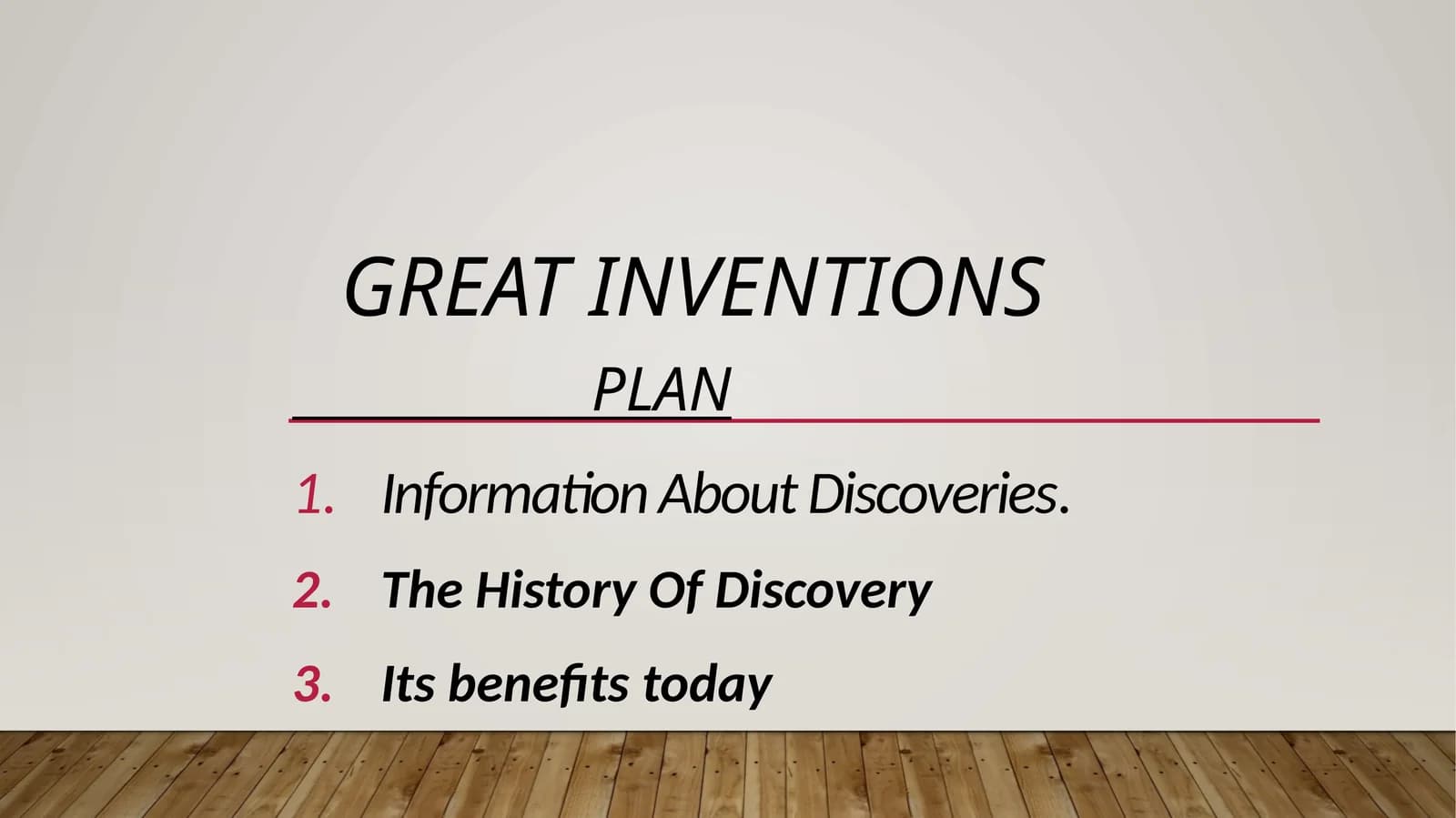 Great Inventions