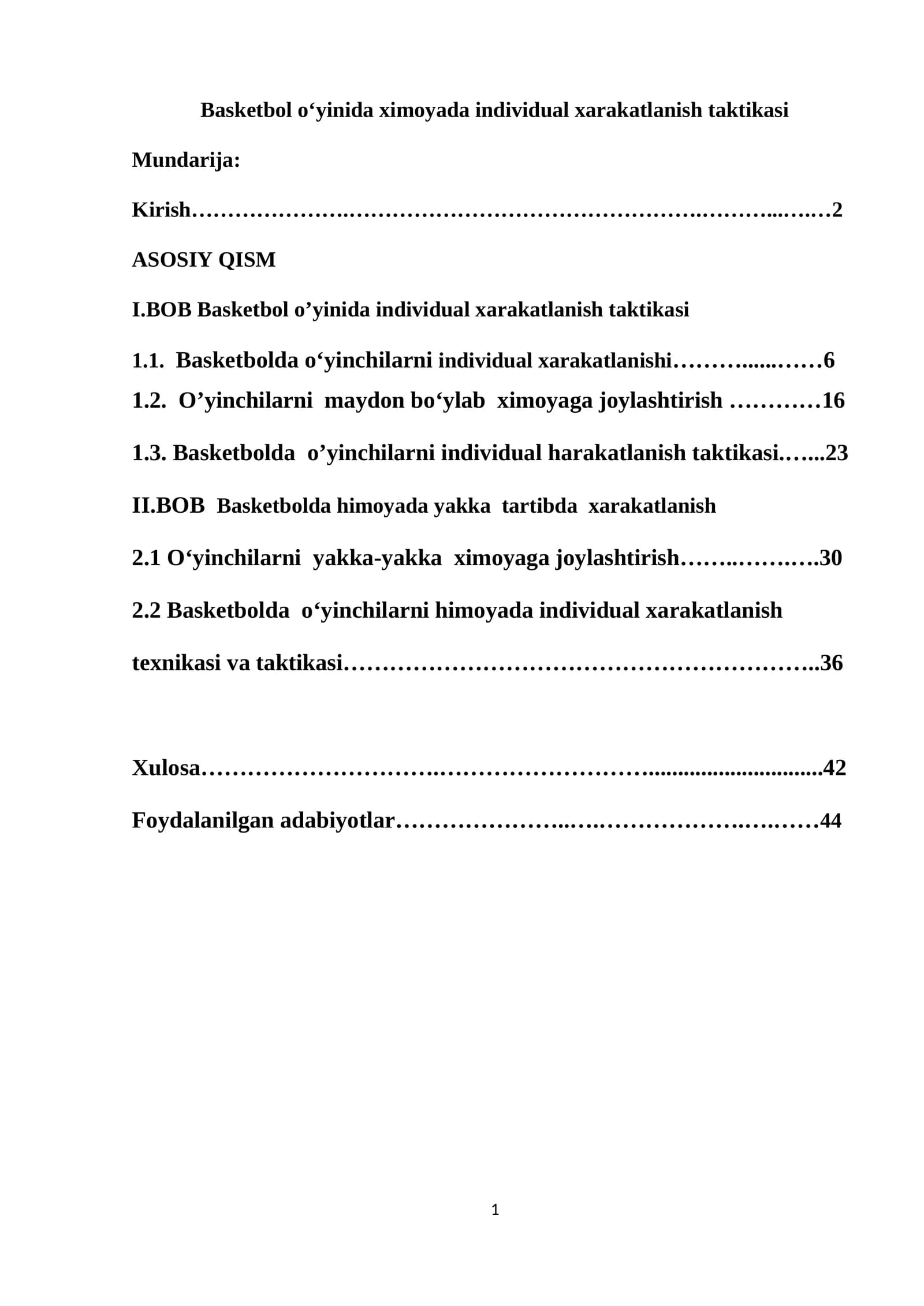 Basketbol o‘yinida ximoyada individual xarakatlanish