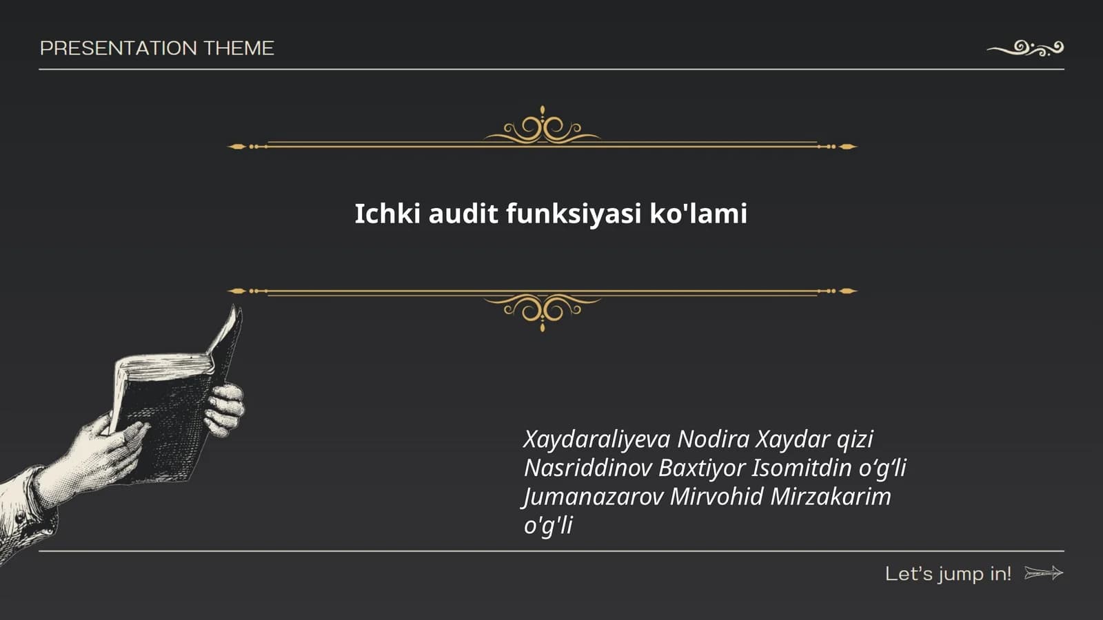 Ichki audit funksiyasi ko'lami