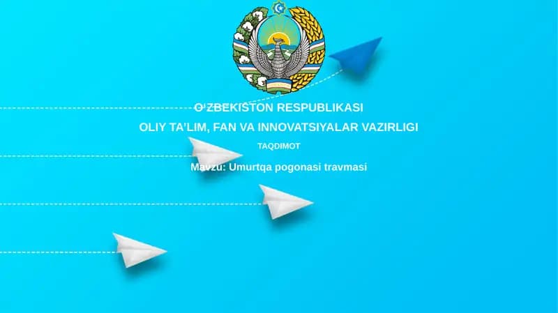 Umurtqa pog'onasi travmasi