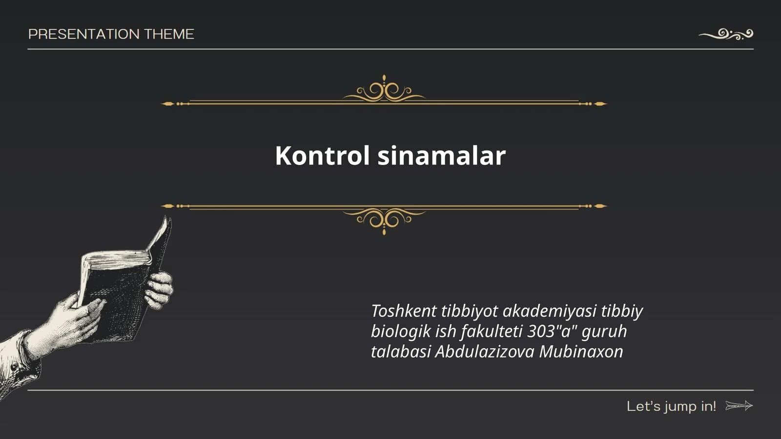 Kontrol sinamalar