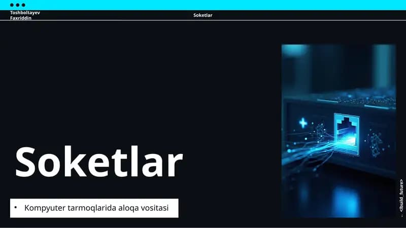 Soketlar