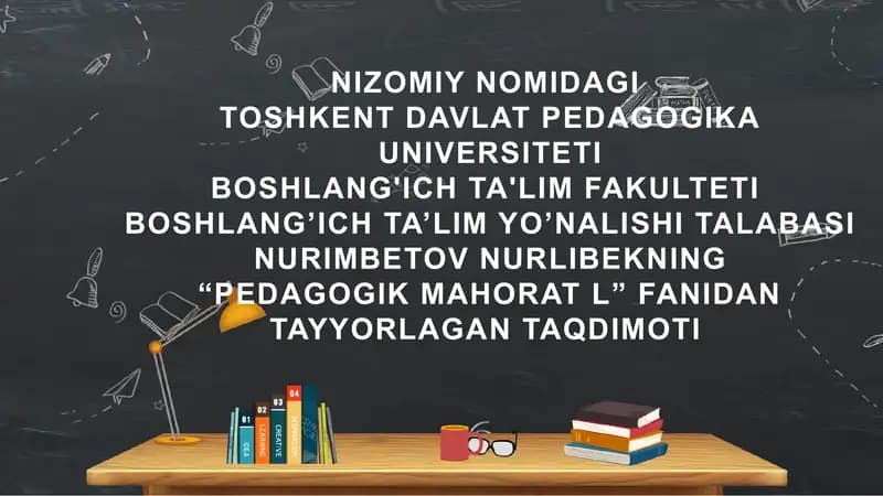 Kommunikativ qobiliyat va pedagogik ta'sir