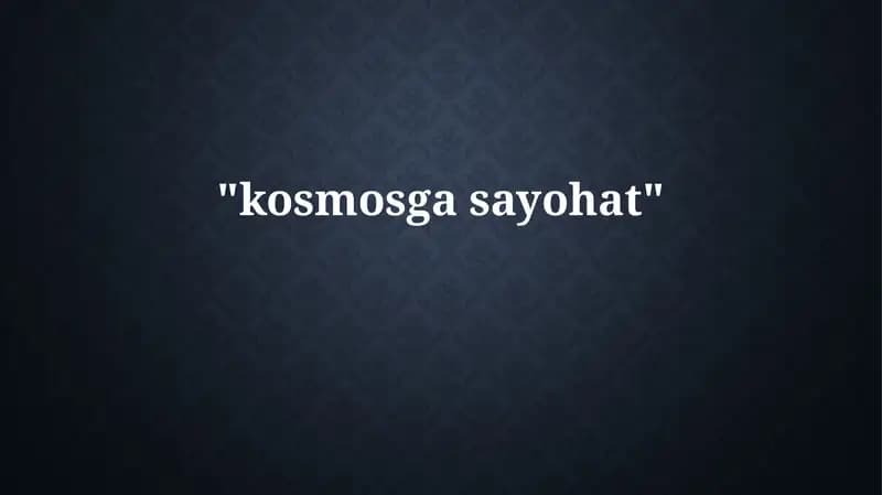 Fazoga sayohat