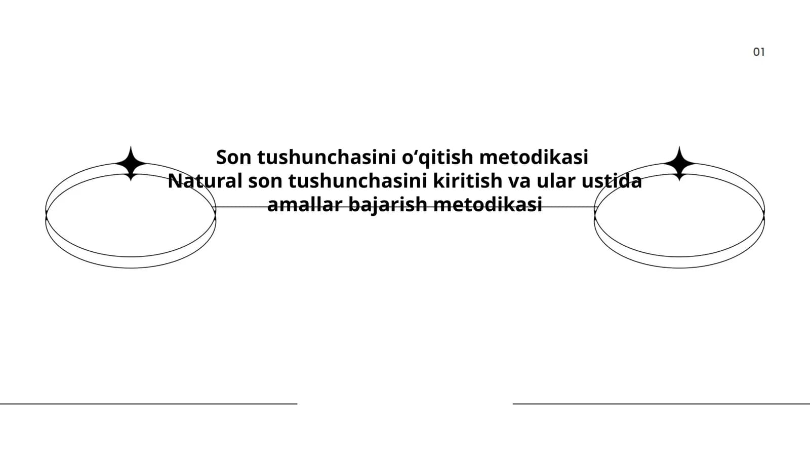 Son tushunchasini oʻqitish metodikasi