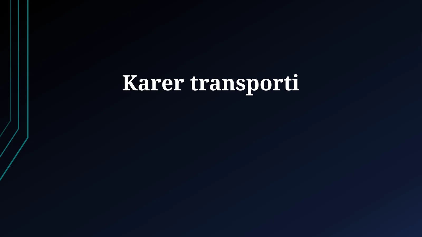 Karer transporti
