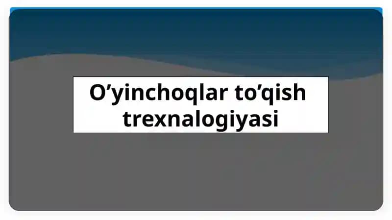 O’yinchoqlar