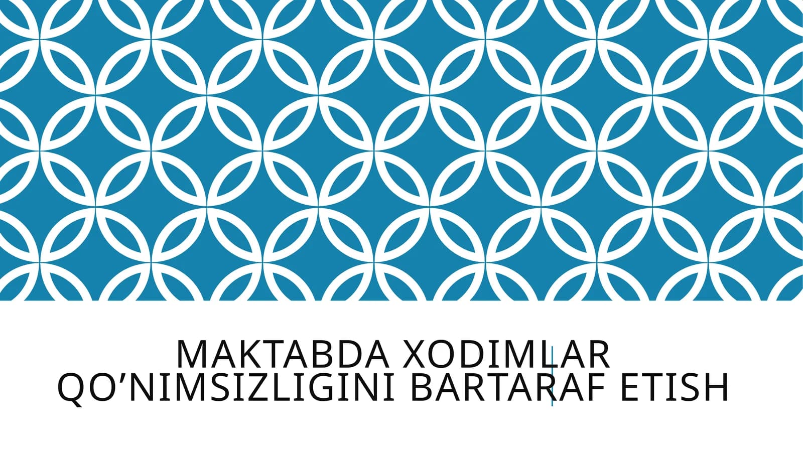 Maktabda xodimlar qo’nimsizligini bartaraf etish